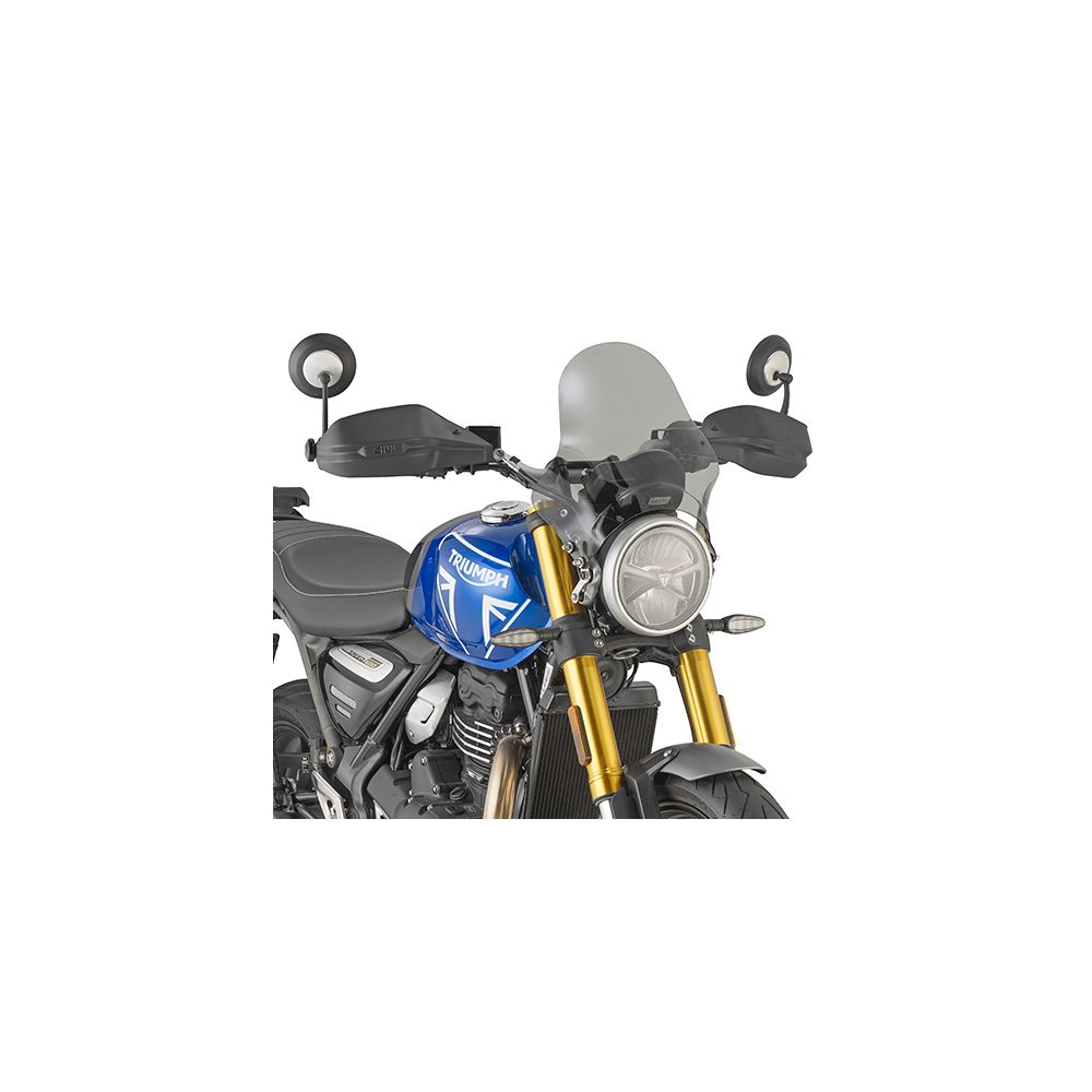 GIVI A201 Cupolino fumé con attacchi per TRIUMPH SPEED 400 2024 / 2026