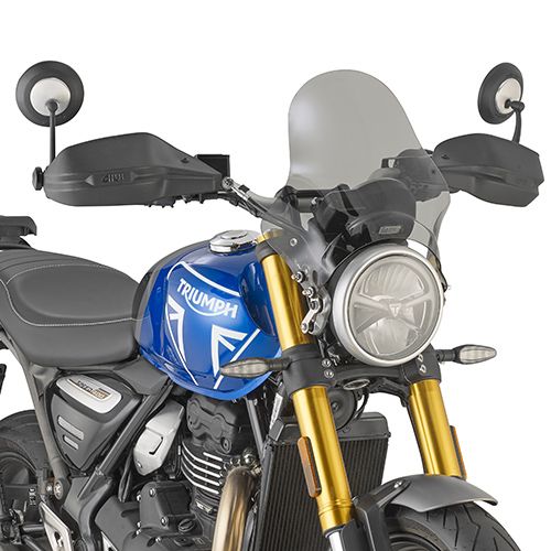 Cupolino GIVI A210 Fumé con Kit Attacchi Specifici A6424A per Speed 400