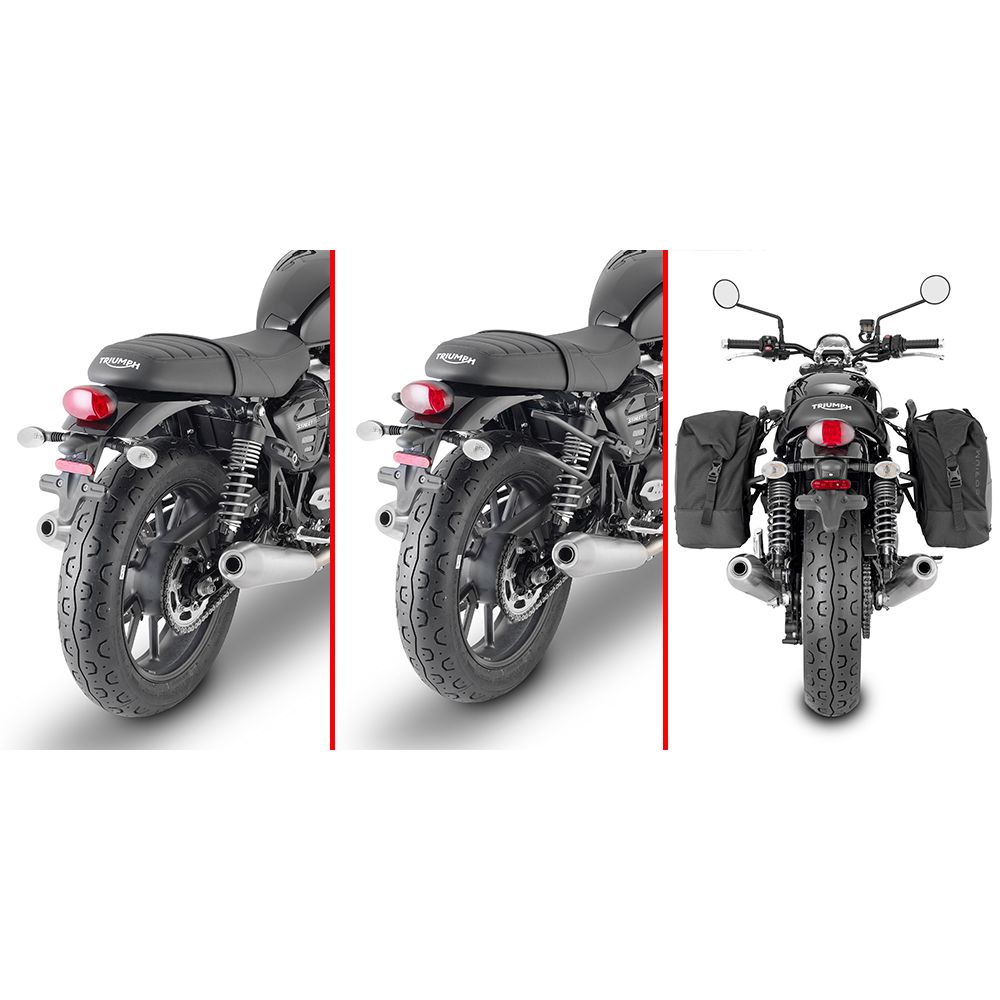 Telaietti GIVI TR6407 Remove-X per Triumph Bonneville T100 / T120 - Street Twin 900 - Speed Twin 900