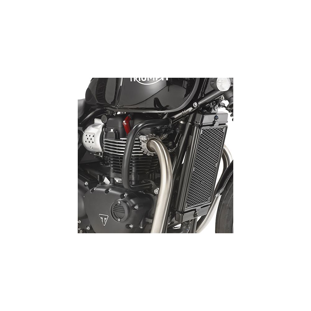 GIVI TN6410 Paracolpi nero per TRIUMPH Street Twin 900 - Speed Twin 900 / 1200 - Bonneville T100 / T120