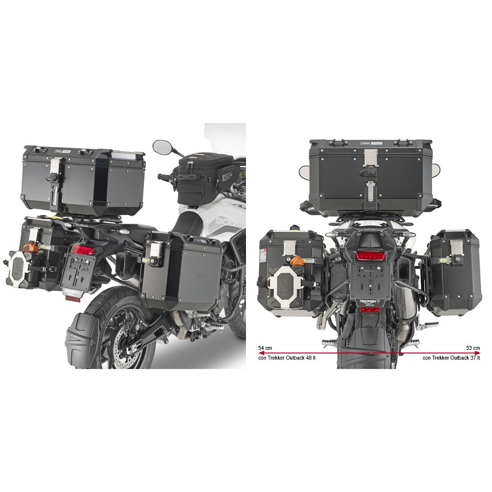 Telai Laterali GIVI PLO6425CAM Outback per Triumph Tiger 900 20 - 26