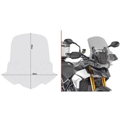 Parabrezza GIVI D6415S Cupolino Fumé per Triumph Tiger 900