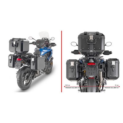 Telaietti Laterali GIVI PLO6422MK Monokey per Tiger 1200 GT - GT Pro