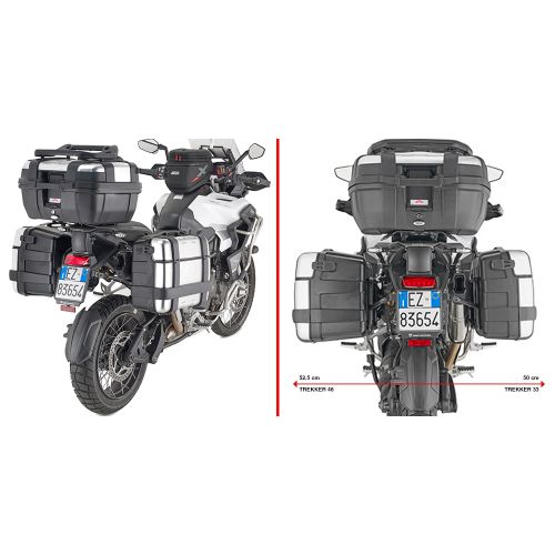 Telaietti Laterali GIVI PLO6423MK Monokey per Triumph Tiger 1200 Explorer