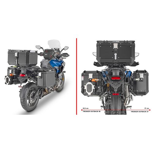 Telaietti GIVI PLO6423CAM Cam-Side per Tiger 1200 GT e Rally Explorer