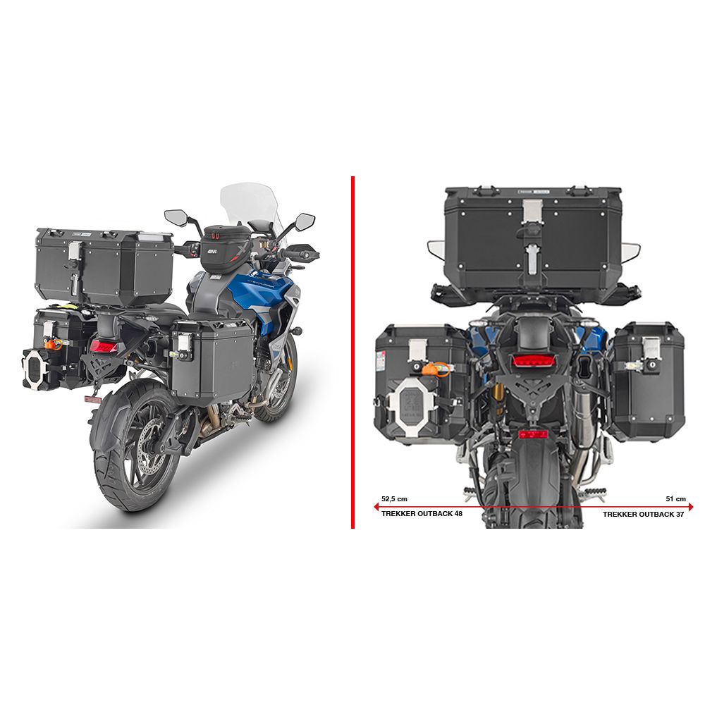 Telaietti GIVI PLO6423CAM Cam-Side per Tiger 1200 GT e Rally Explorer