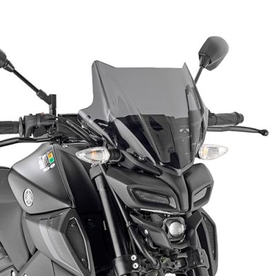 GIVI 2166A Cupolino fumé con attacchi per YAMAHA MT-125 2020 / 2026