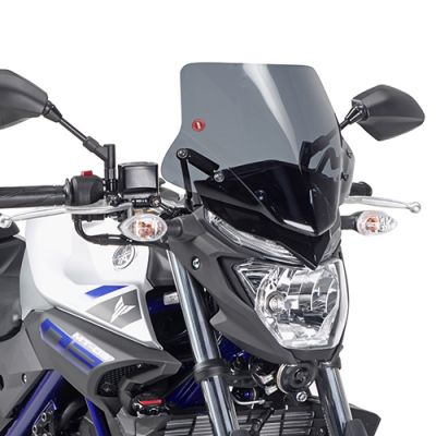 Cupolino GIVI A2127 Basso Sportivo Fumé per Yamaha MT-03 321