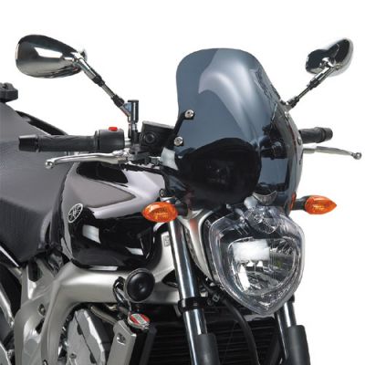 Cupolino GIVI 140D Fumé con Attacchi Specifici D140KIT per Yamaha FZ6