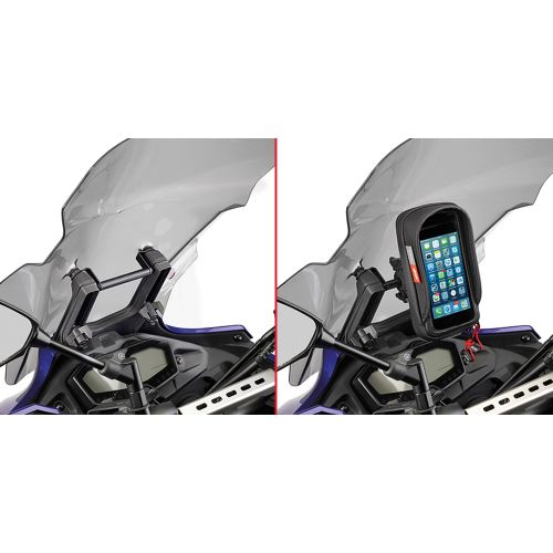 Traversino GIVI FB2130 Porta Navigatore GPS per Yamaha MT-07 Tracer