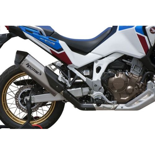 HP CORSE Terminale SPS CARBON SATIN per HONDA AFRICA TWIN 1100 2020 / 2024