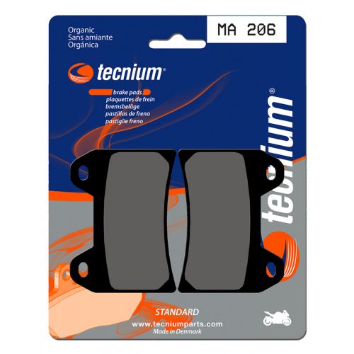 TECNIUM MA 206 Coppia Pastiglie Freno Anteriore Organiche