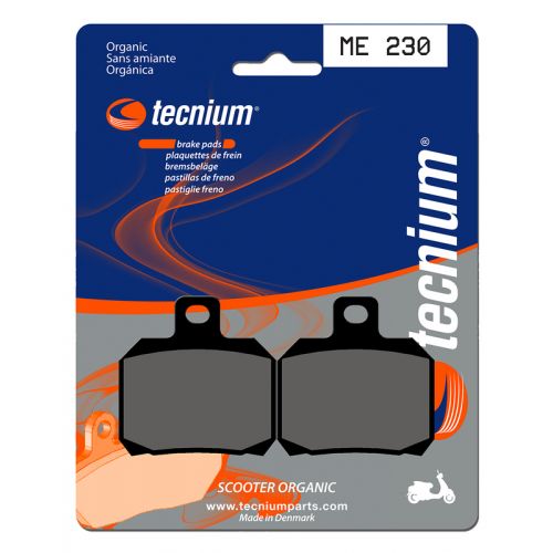 TECNIUM ME 230 coppia pastiglie freno posteriore organiche scooter