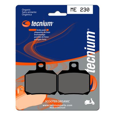 TECNIUM ME 230 coppia pastiglie freno posteriore organiche scooter