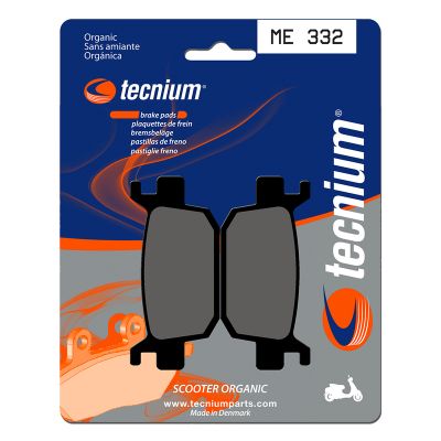 TECNIUM ME 332 Coppia Pastiglie Freno posteriore organiche scooter