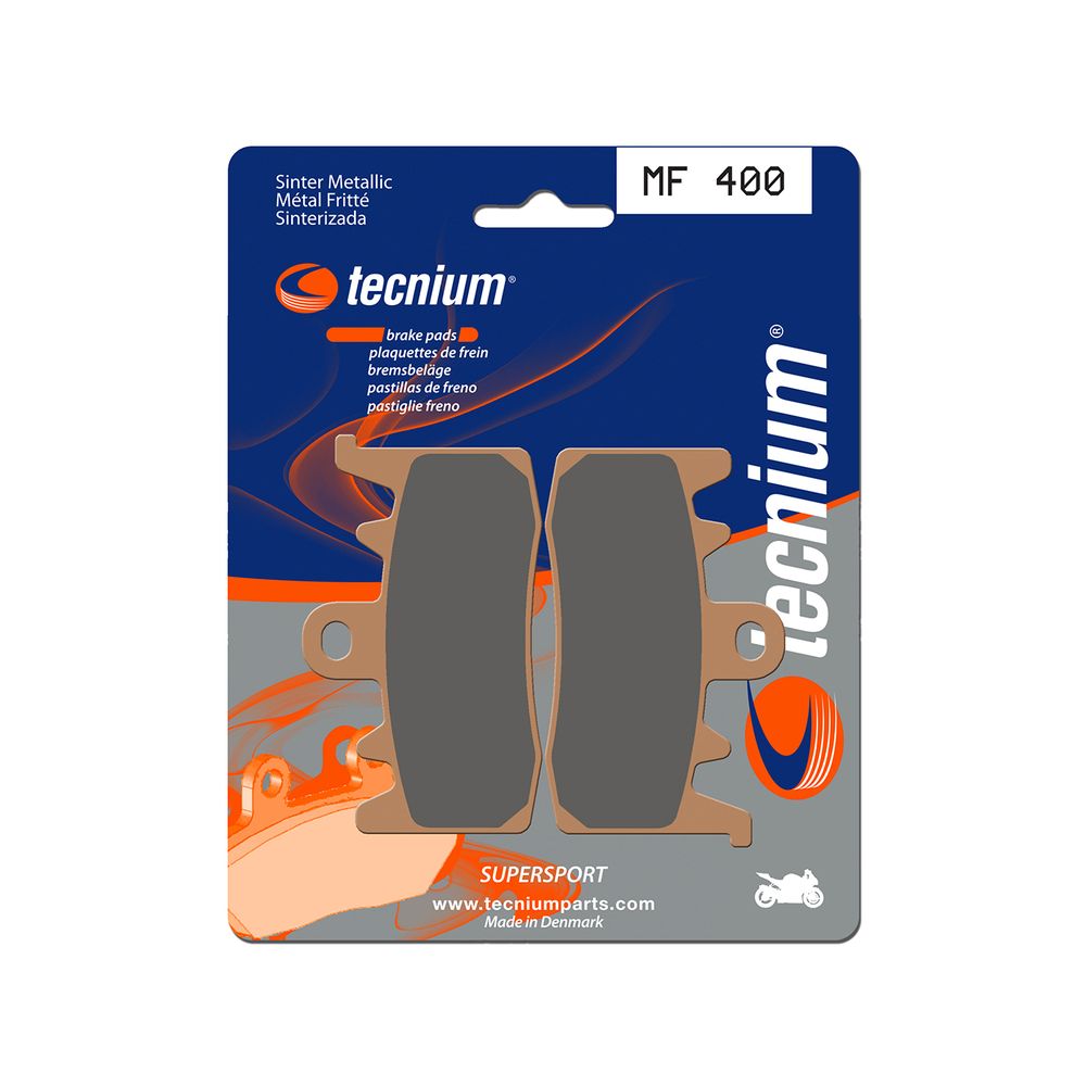 TECNIUM MF 400 coppia pastiglie freno anteriore sinterizzate