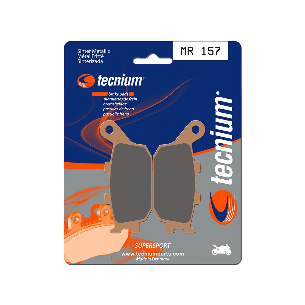 TECNIUM MR 157 coppia pastiglie freno posteriore sinterizzate