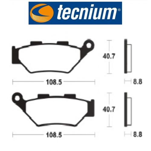 TECNIUM MF 483 Coppia Pastiglie Freno Anteriore Sinterizzate