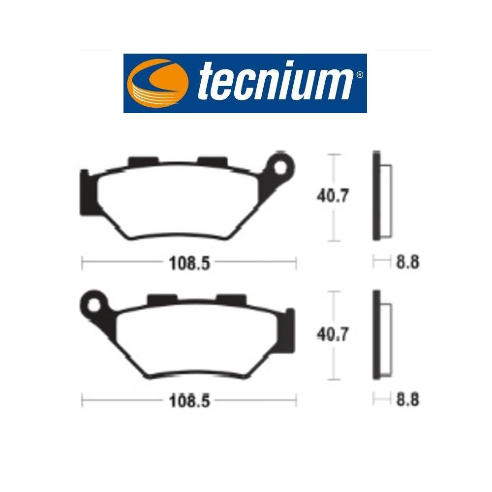 TECNIUM MF 483 Coppia Pastiglie Freno Anteriore Sinterizzate