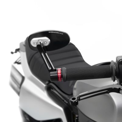 BARRACUDA Retrovisori SKIN-R BAR END B-LUX con attacco al manubrio - Universale
