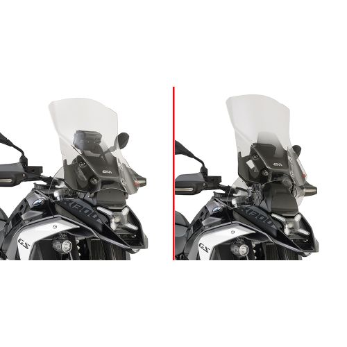 GIVI Cupolino trasparente compatibile con versioni dotate di Radar per BMW R 1300 GS / ADVENTURE 2024 / 2025