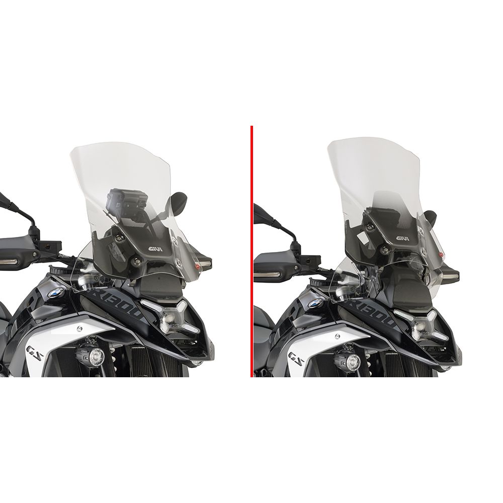 GIVI Cupolino trasparente compatibile con versioni dotate di Radar per BMW R 1300 GS / ADVENTURE 2024 / 2025