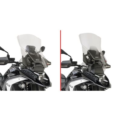 GIVI Cupolino trasparente compatibile con versioni dotate di Radar per BMW R 1300 GS / ADVENTURE 2024 / 2025