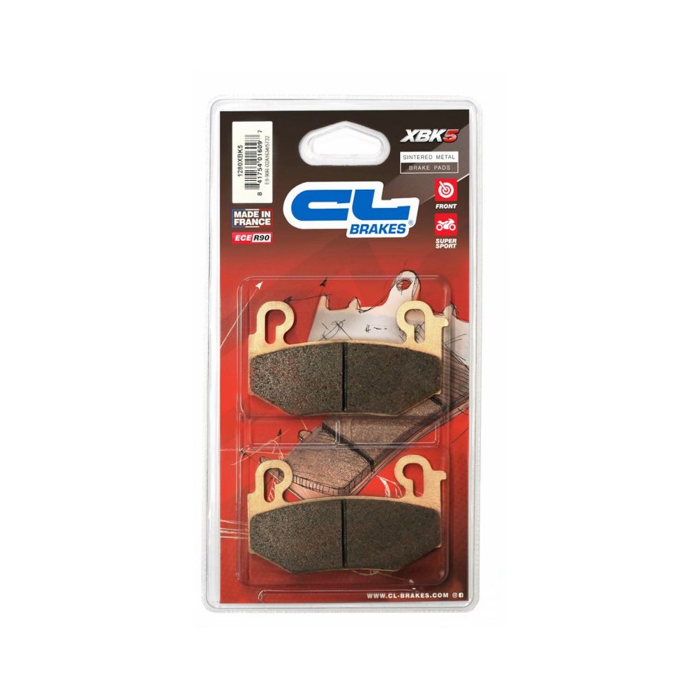CL BRAKES 1280XBK5 Pastiglie Freno Anteriore Sinterizzate