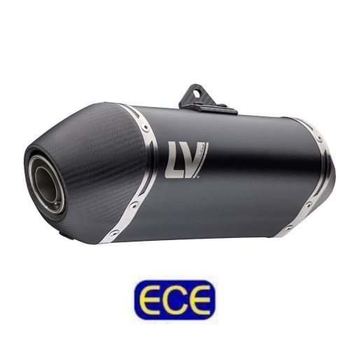 LEOVINCE 15604B SLIP-ON LV-14 INOX BLACK EDITION Omologato per BMW R 1300 GS / ADVENTURE - R 1300 R - R 1300 RS