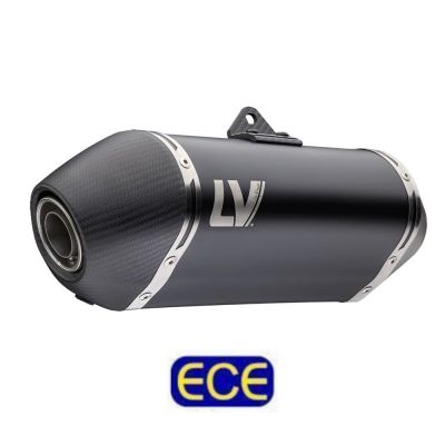 LEOVINCE 15604B SLIP-ON LV-14 INOX BLACK EDITION Omologato per BMW R 1300 GS / ADVENTURE - R 1300 R - R 1300 RS