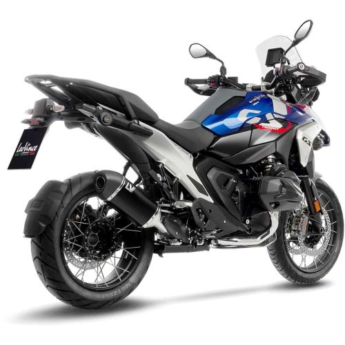 LEOVINCE 15604B SLIP-ON LV-14 INOX BLACK EDITION Omologato per BMW R 1300 GS / ADVENTURE - R 1300 R - R 1300 RS