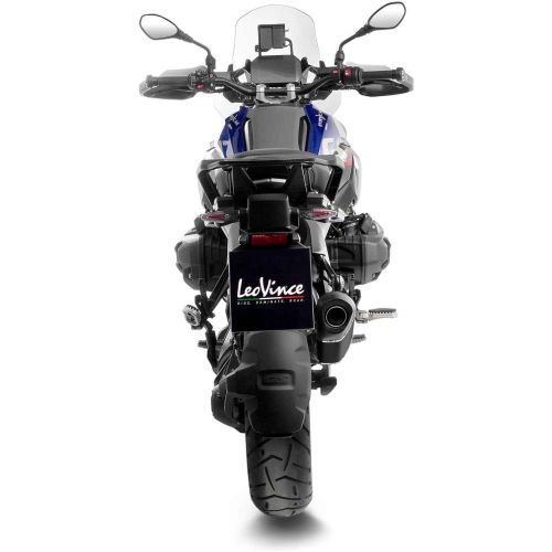 LEOVINCE 15604B SLIP-ON LV-14 INOX BLACK EDITION Omologato per BMW R 1300 GS / ADVENTURE - R 1300 R - R 1300 RS