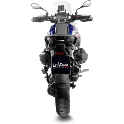 LEOVINCE 15604B SLIP-ON LV-14 INOX BLACK EDITION Omologato per BMW R 1300 GS / ADVENTURE - R 1300 R - R 1300 RS
