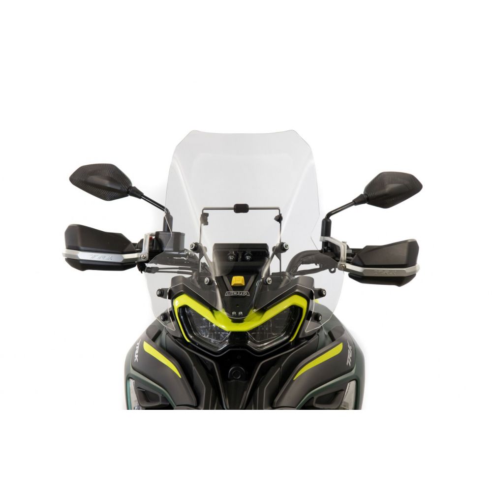 ISOTTA Parabrezza integrale Trasparente con alette laterali per Benelli TRK 702 2023 / 2024