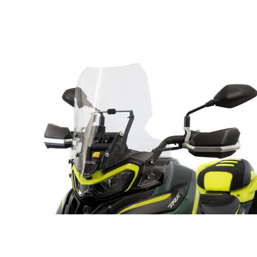 ISOTTA Parabrezza integrale Trasparente con alette laterali per Benelli TRK 702 2023 / 2024