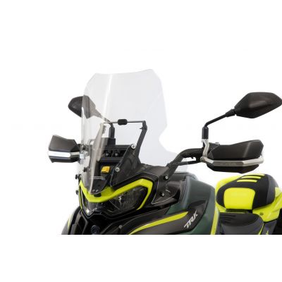 ISOTTA Parabrezza integrale Trasparente con alette laterali per Benelli TRK 702 2023 / 2024