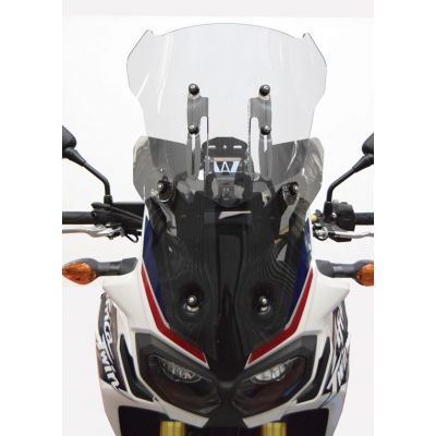 ISOTTA Cupolino Trasparente regolabile per HONDA AFRICA TWIN CRF 1000 L 2017 / 2020