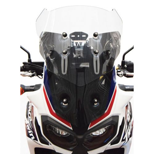 ISOTTA Cupolino Trasparente regolabile per HONDA AFRICA TWIN CRF 1000 L 2017 / 2020