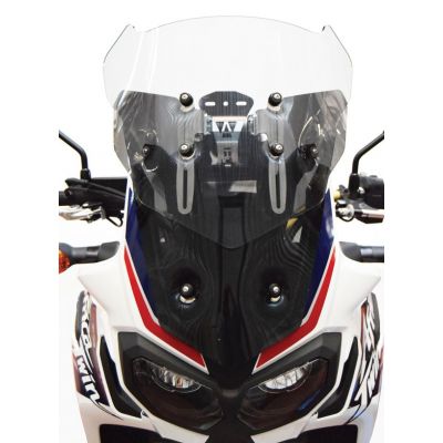 ISOTTA Cupolino Trasparente regolabile per HONDA AFRICA TWIN CRF 1000 L 2017 / 2020