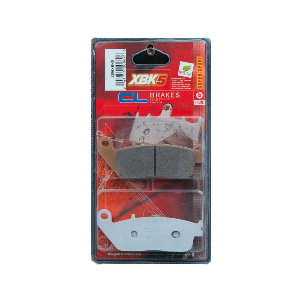 CL BRAKES 2256XBK5 Pastiglie Freno Anteriore Sinterizzate