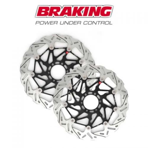 BRAKING 2 Dischi Freno Anteriore Flottante SK3 WK3140L + WK3140R