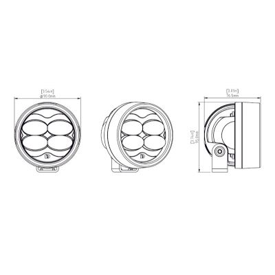 DENALI Pod fendinebbia a LED D3 con centralina CANsmart GEN II