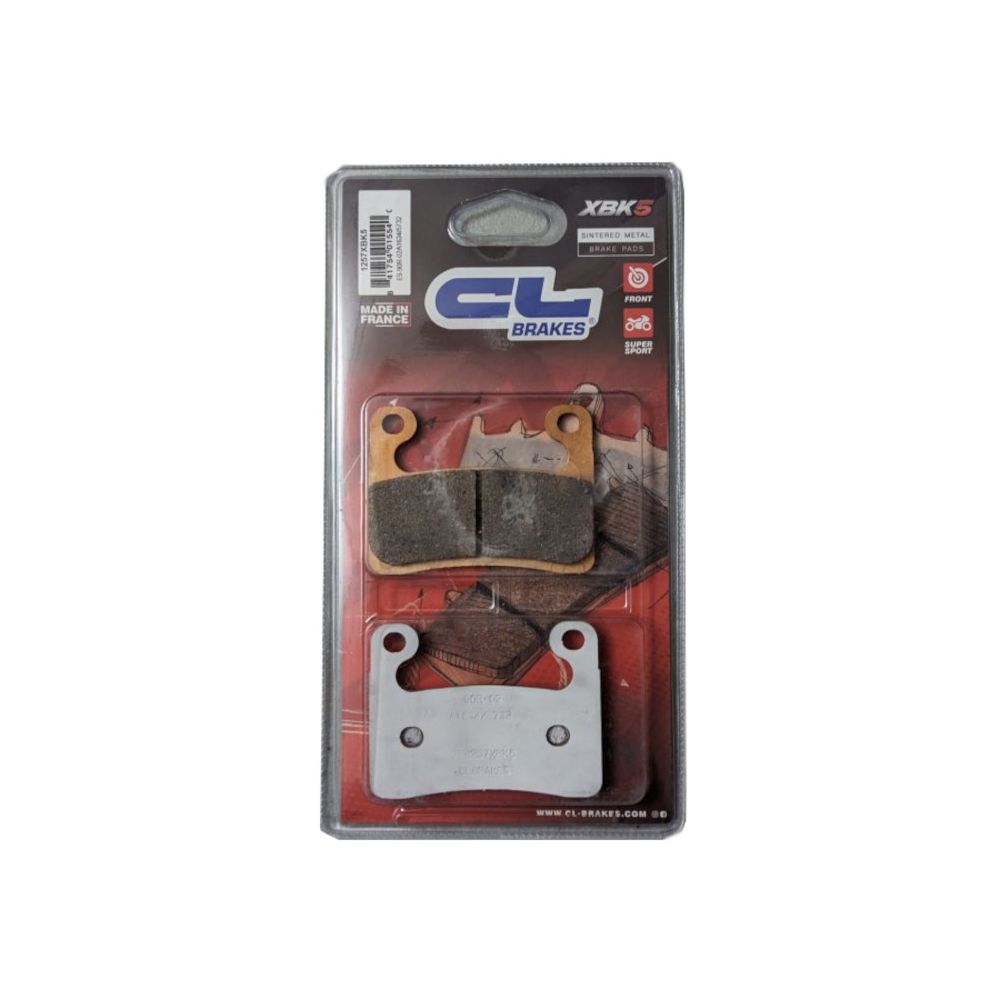 CL BRAKES 1257XBK5 Pastiglie Freno Anteriore Sinterizzate