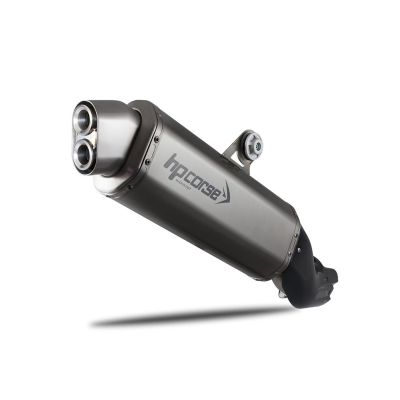HP CORSE Terminale 4-Track SATIN per BMW R 1250 GS / ADVENTURE 2019 / 2024