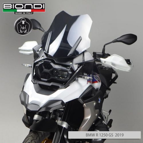 BIONDI 8010363 Cupolino Parabrezza Fumè Scuro per BMW R 1200 GS / ADV 2013 / 2018 - R 1250 GS / ADV 2019 / 2023