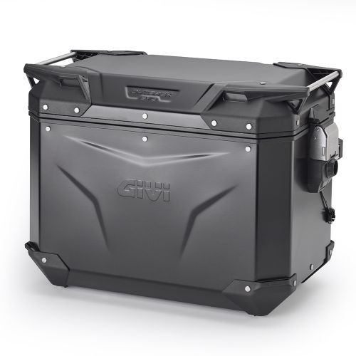 GIVI OBKEV48B TREKKER OUTBACK EVO SMART 48 BLACK LINE Valigia laterale sinistra in alluminio verniciato nero 48 litri