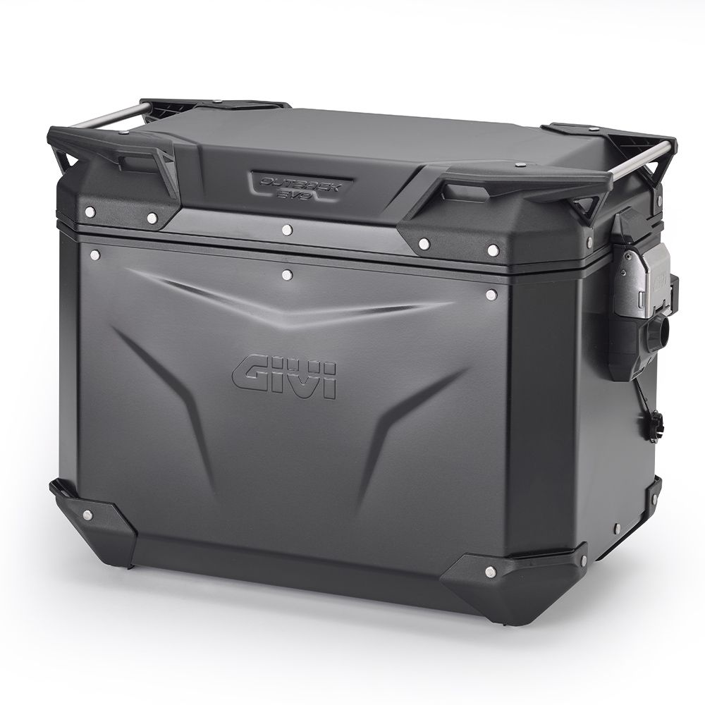 GIVI OBKEV48B TREKKER OUTBACK EVO SMART 48 BLACK LINE Valigia laterale sinistra in alluminio verniciato nero 48 litri
