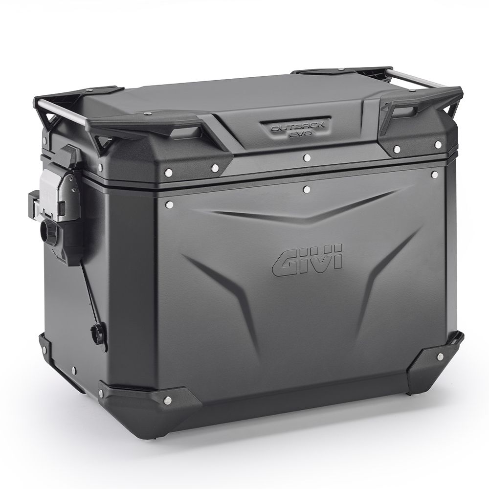 GIVI OBKEV48B TREKKER OUTBACK EVO SMART 48 BLACK LINE Valigia laterale destra in alluminio verniciato nero 48 litri