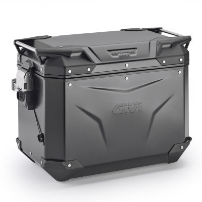 GIVI OBKEV48B TREKKER OUTBACK EVO SMART 48 BLACK LINE Valigia laterale destra in alluminio verniciato nero 48 litri