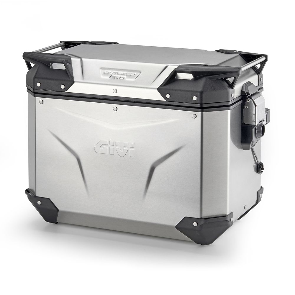 GIVI OBKEV48A TREKKER OUTBACK EVO SMART 48 Valigia laterale sinistra in alluminio naturale 48 litri